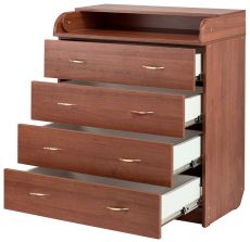 Пеленальний комод Babyroom 4 тел. Big 102x80x50 горіх лісовий